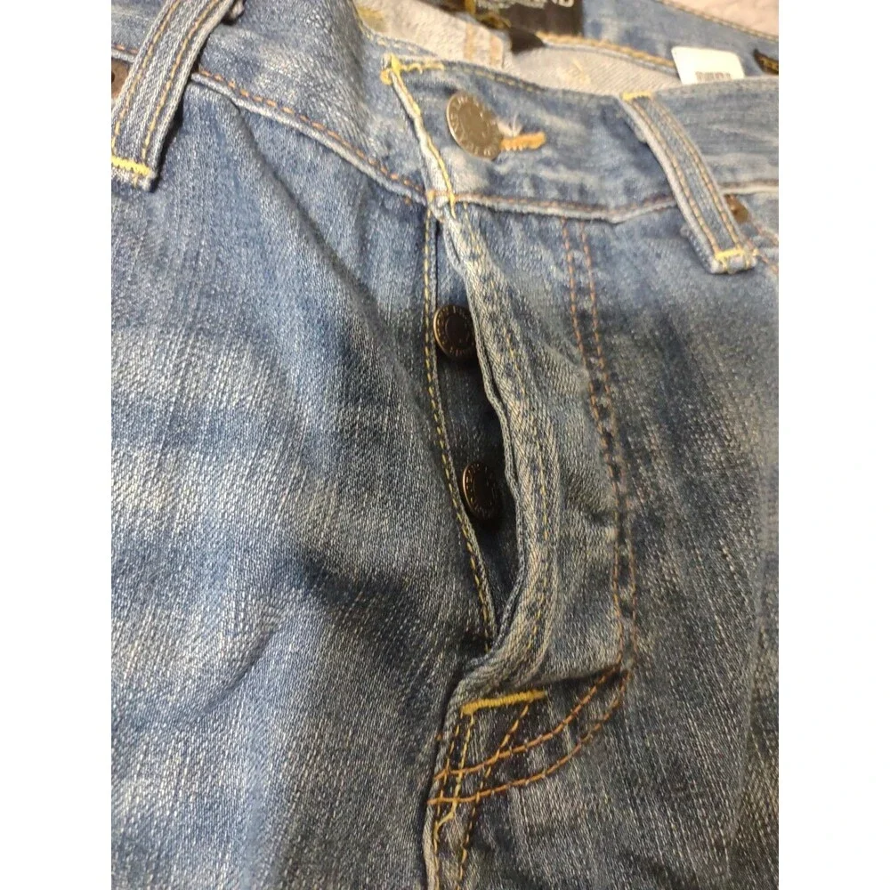 Lucky Brand Jeans Mens 30 X 32 227 Slim Boot Fit Medium Wash Button Fly